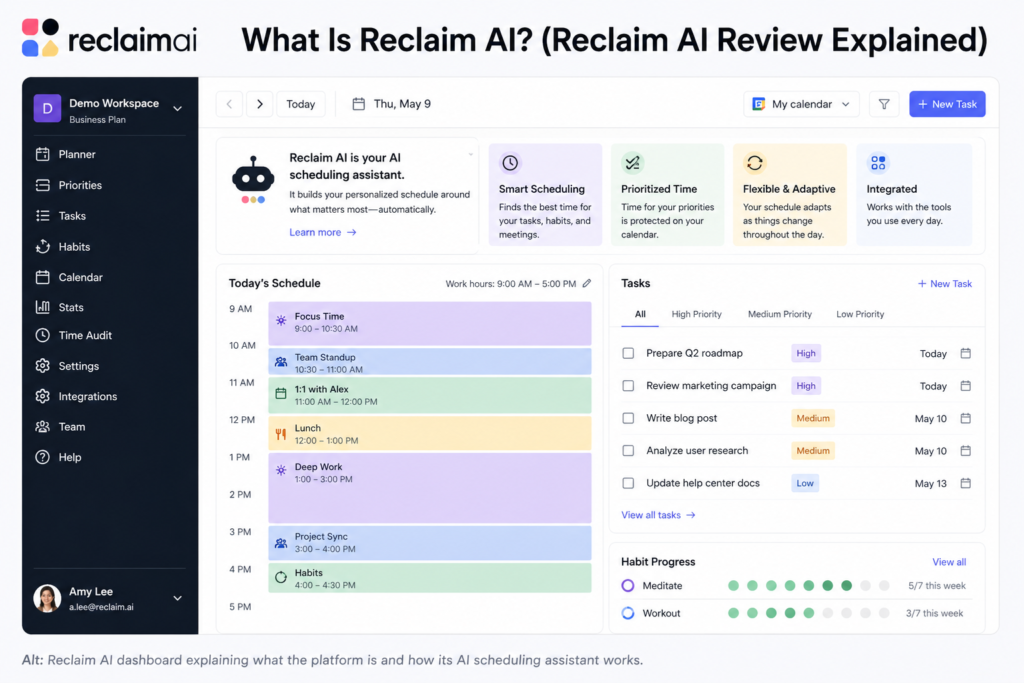 1. What Is Reclaim AI A Plain English Overview