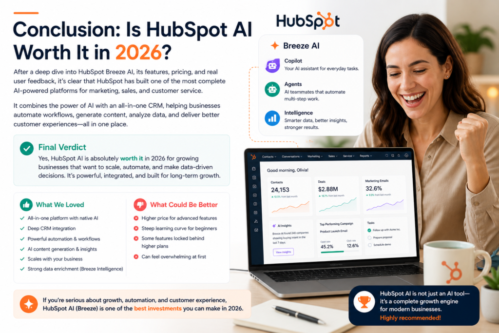 10. Final HubSpot AI Review Verdict