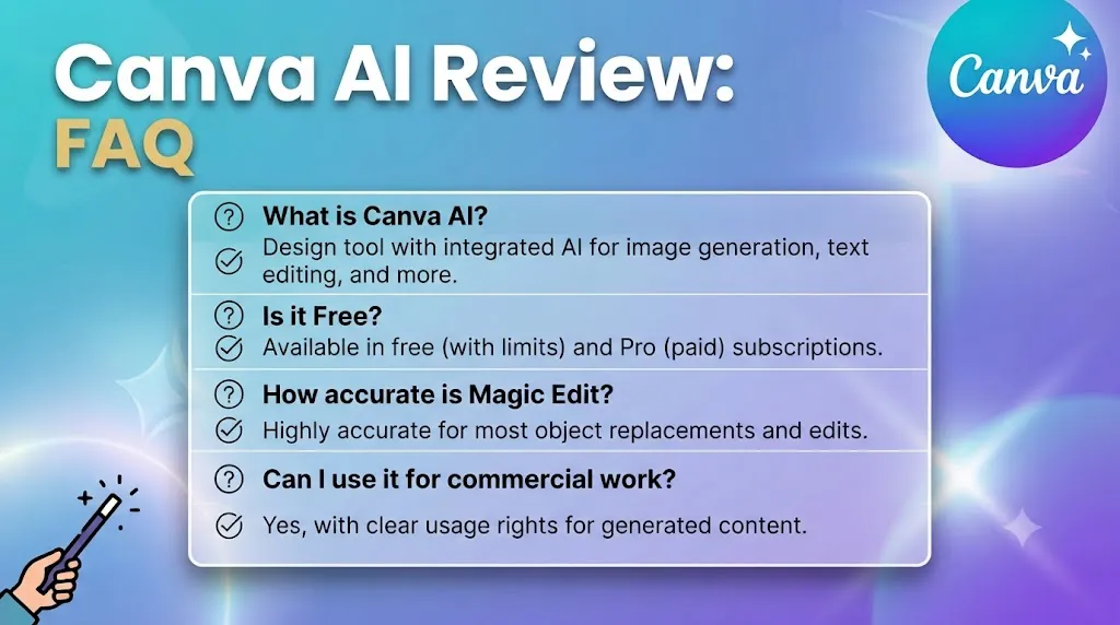 11. Canva AI Review FAQ