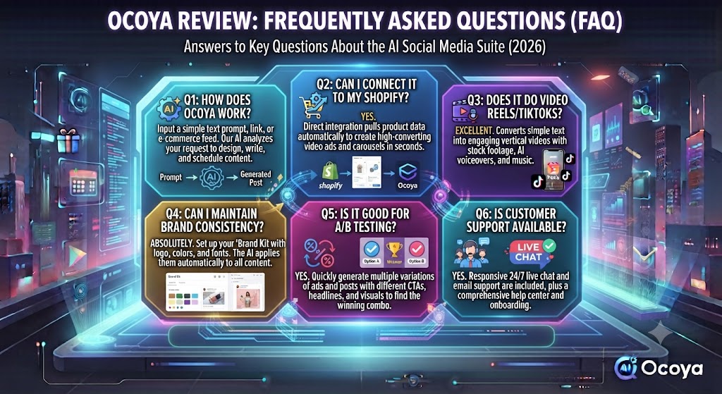 11. Ocoya Review Frequently Asked Questions
