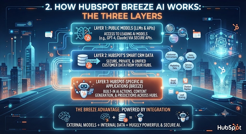 2. How HubSpot Breeze AI Works The Three Layers