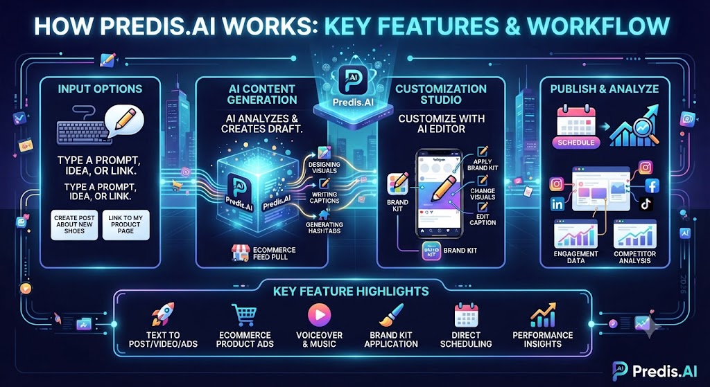 2. How Predis AI Works Key Features