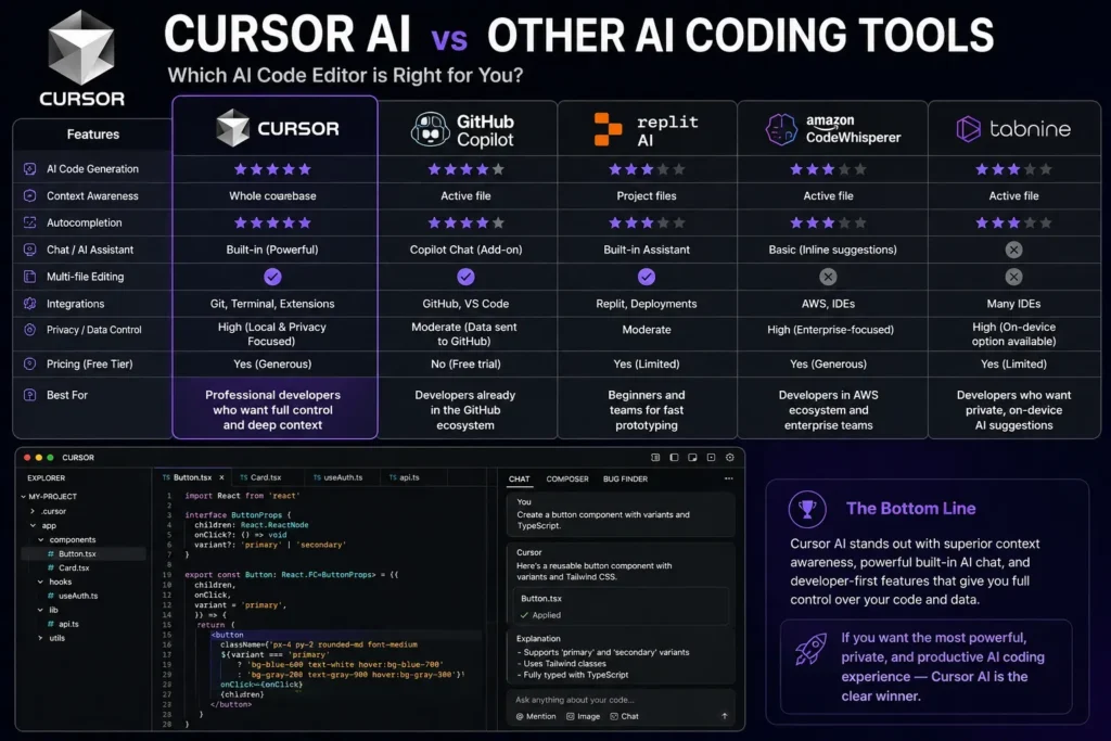 7. Cursor AI Review How It Compares