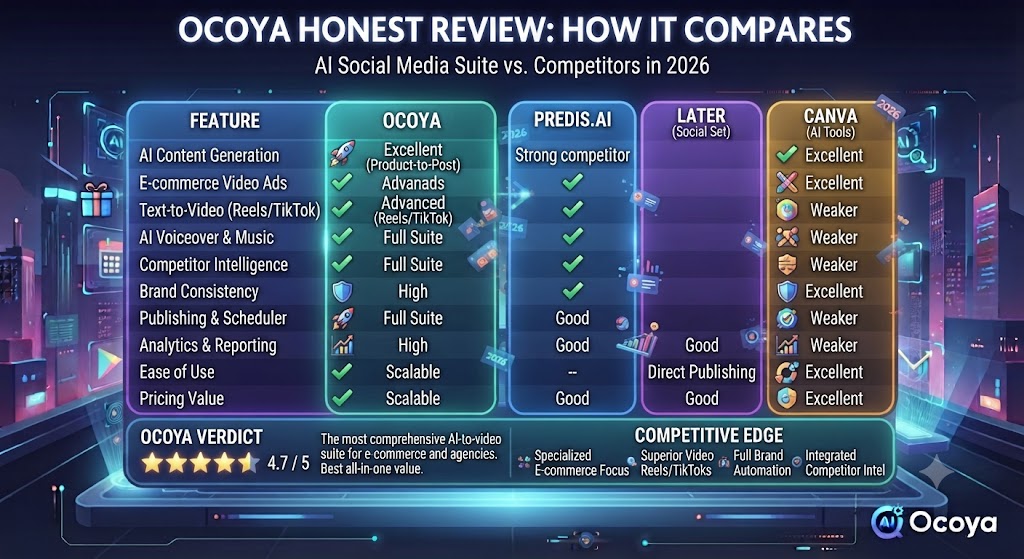 7. Ocoya Review How It Compares to Competitors