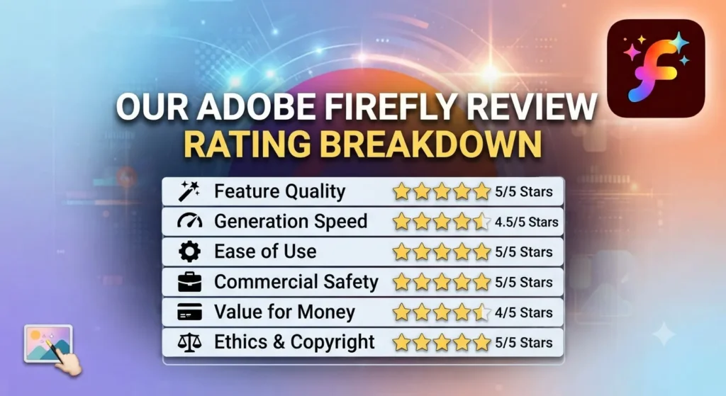 9. Our Adobe Firefly Review Rating Breakdown