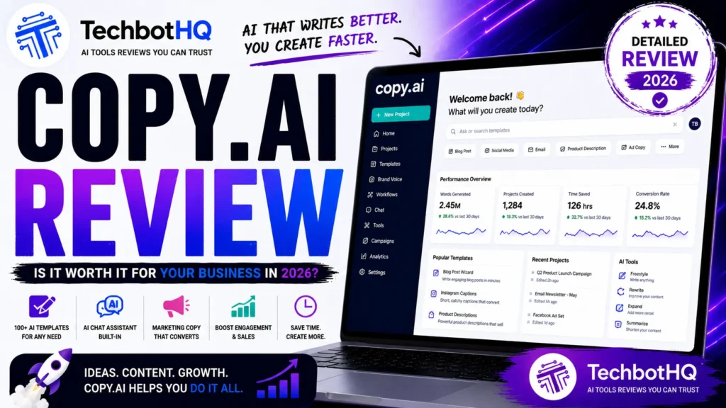 Copy AI Review 2026 Honest Verdict on Pricing, Features & Worth