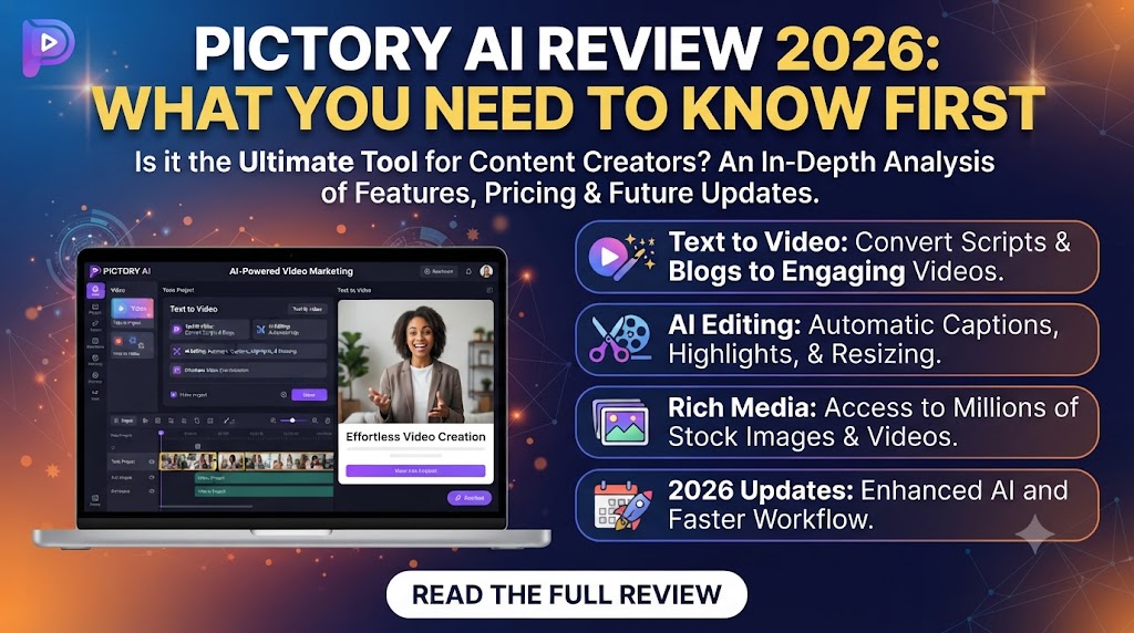 Pictory AI Review 2026 What You Need to Know First