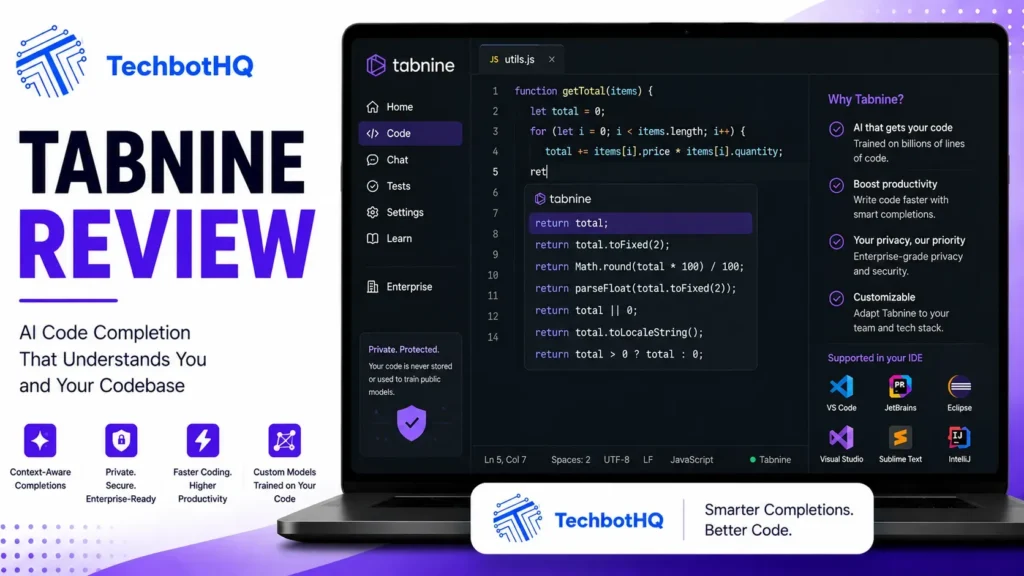 Tabnine Review 2026 The Best Privacy First AI Coding Tool