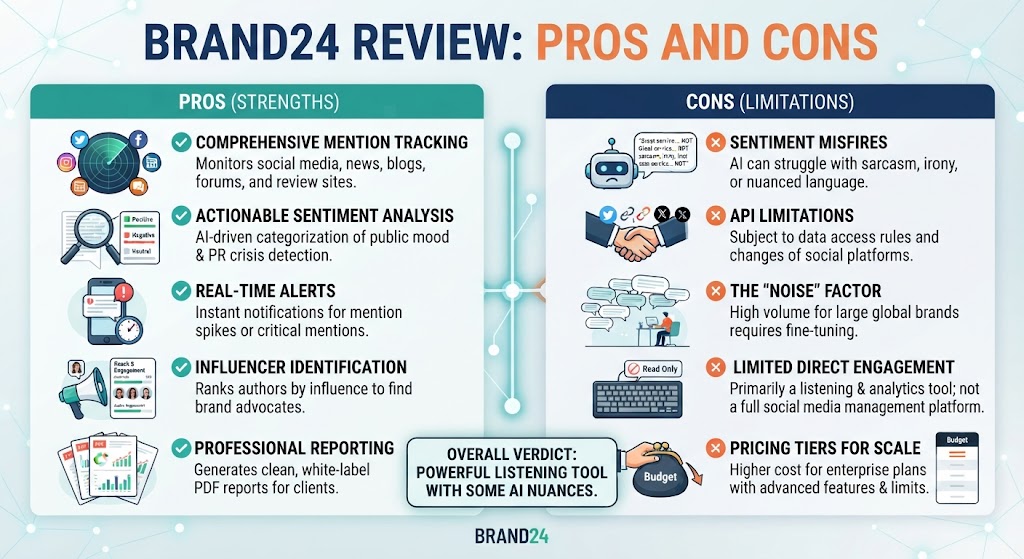 Brand24 Review Pros and Cons