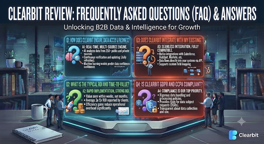 Clearbit Review Frequently Asked Questions