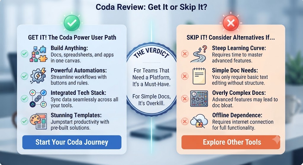 Coda Review Get It Skip It