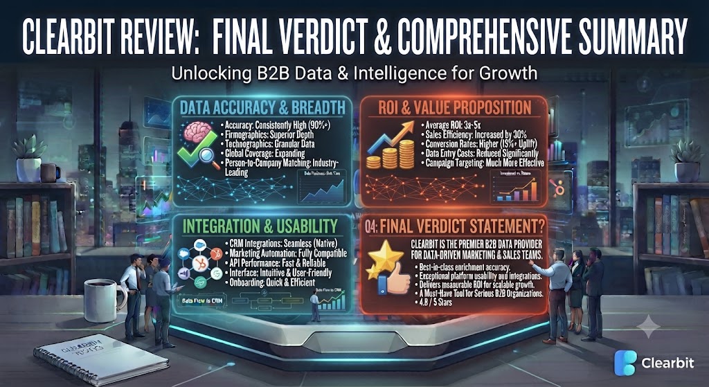 Conclusion Final Clearbit Review Verdict