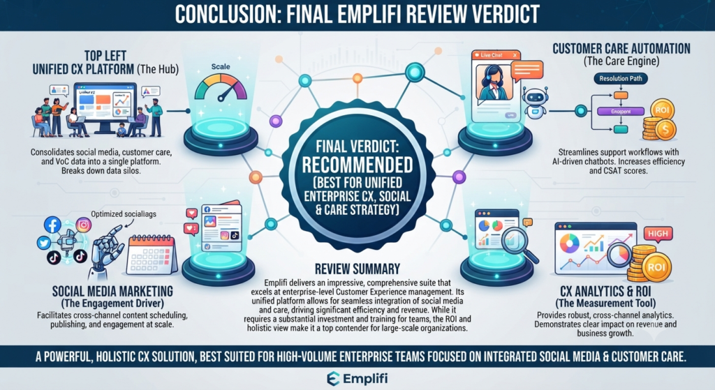 Conclusion Final Emplifi Review Verdict
