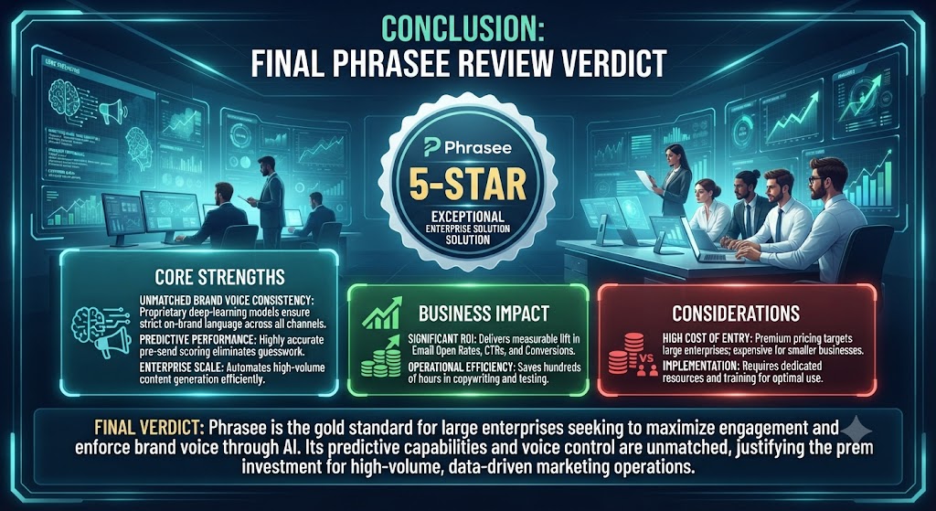 Conclusion Final Phrasee Review Verdict