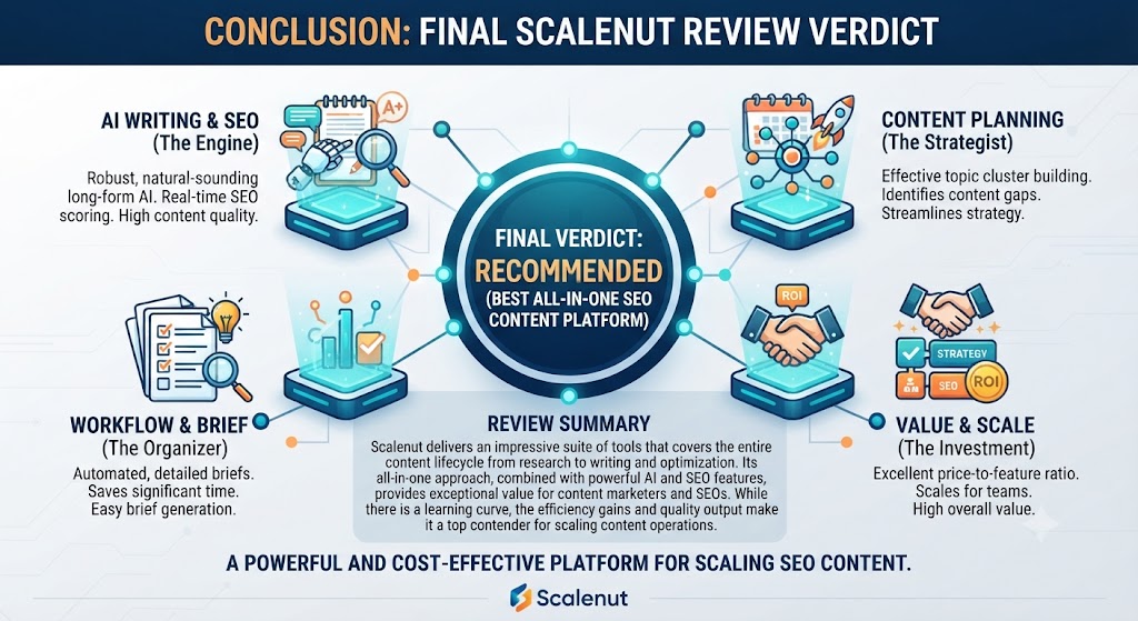 Conclusion Final Scalenut Review Verdict