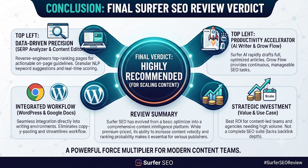 Conclusion Final Surfer SEO Review Verdict