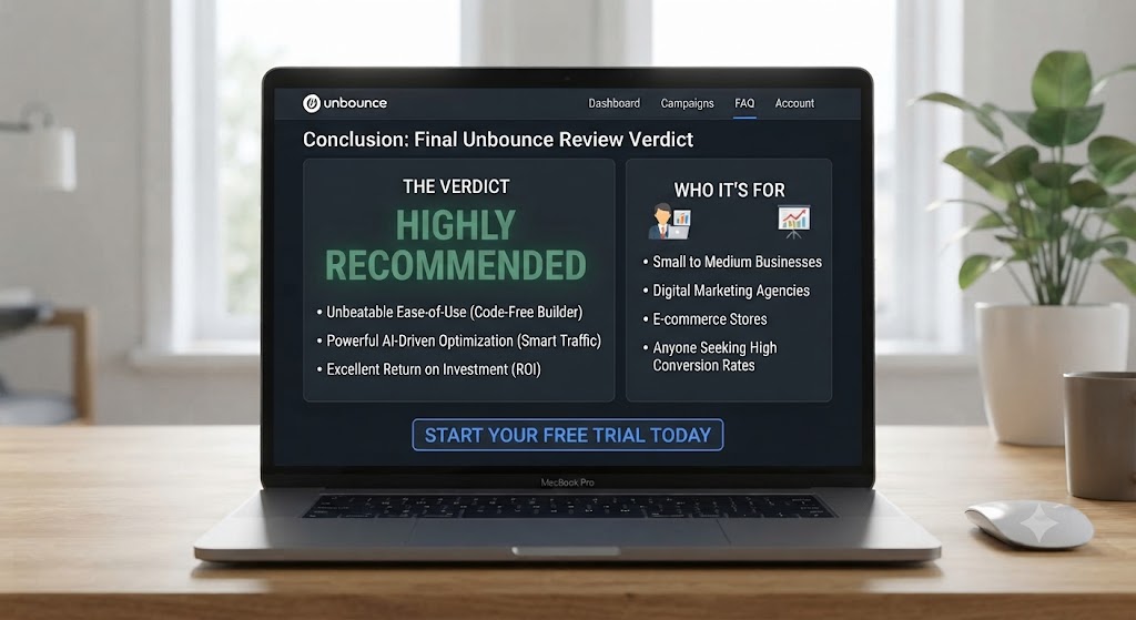 Conclusion Final Unbounce Review Verdict