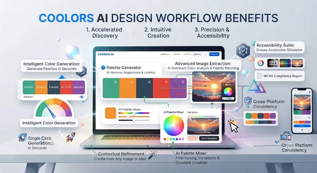 Coolors Ai Design Workflow Benefits