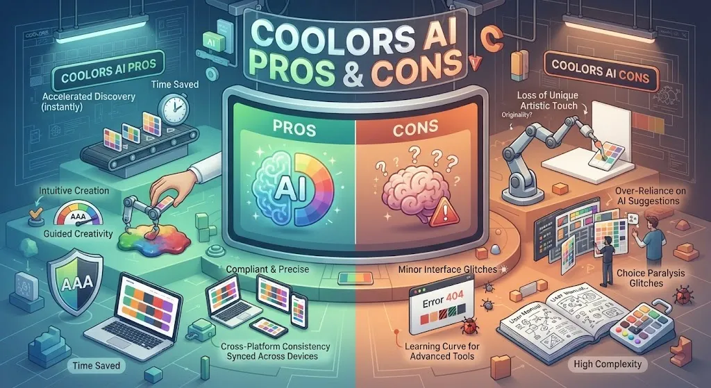 Coolors Ai Pros and Cons