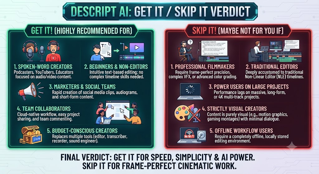 Descript ai Get It Skip It