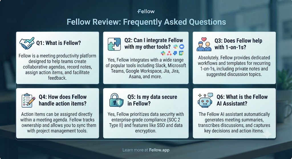 Fellow Review Frequently Asked Questions