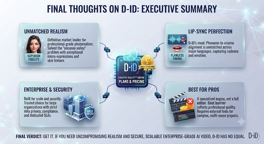 Final Thoughts on D ID