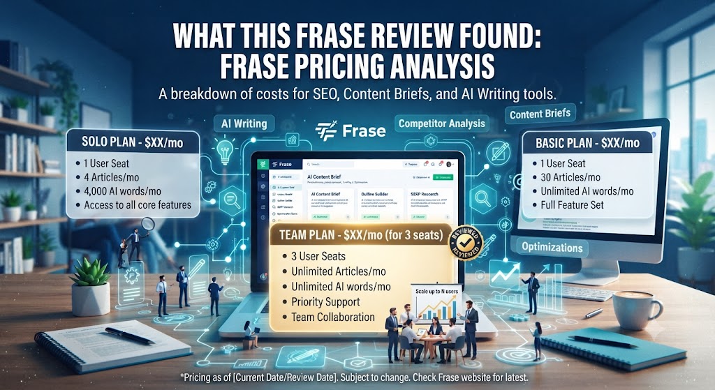 Frase Pricing What This Frase Review Found