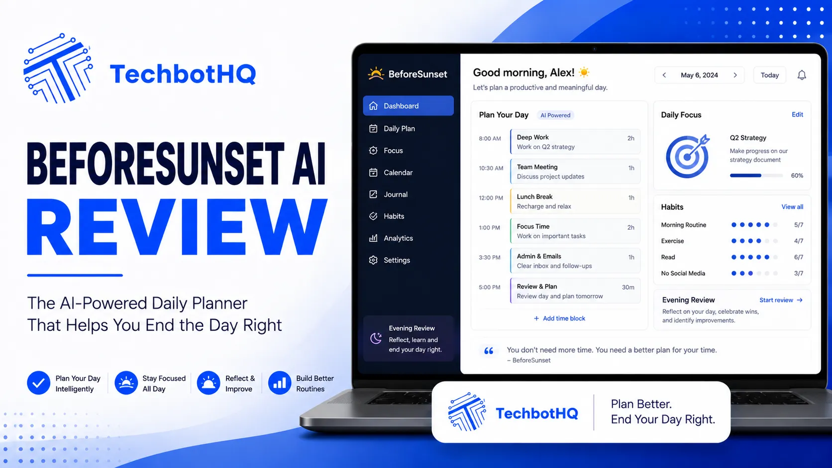 Full BeforeSunset AI Review 2026 Best AI Daily Planner Worth It