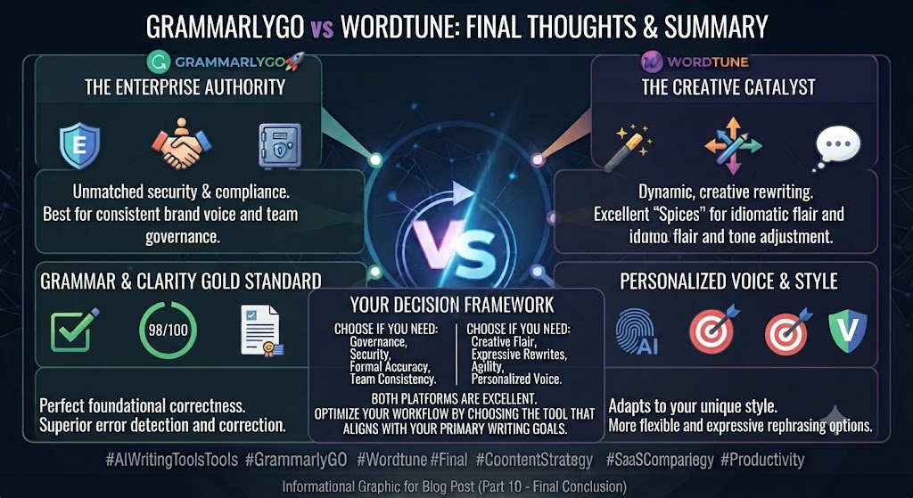 GrammarlyGO vs Wordtune Final Thoughts