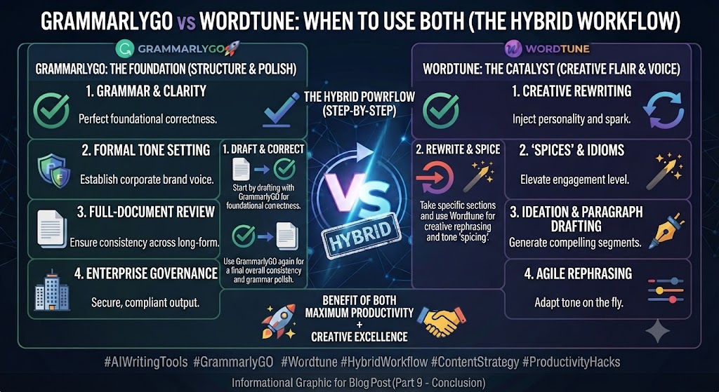 GrammarlyGO vs Wordtune When to Use Both