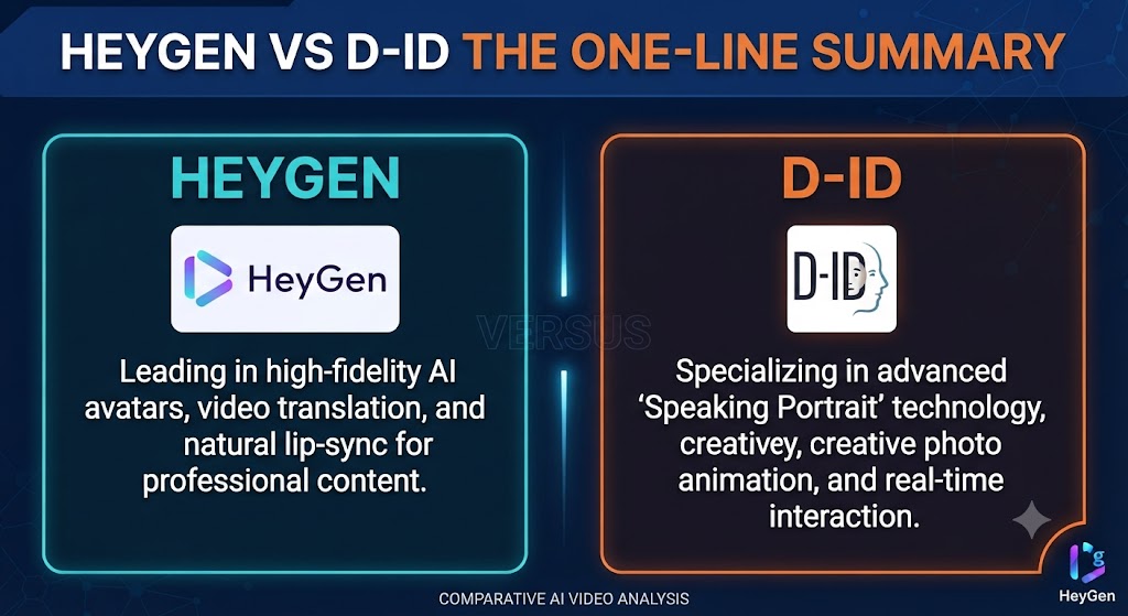 HeyGen vs D ID The One Line Summary