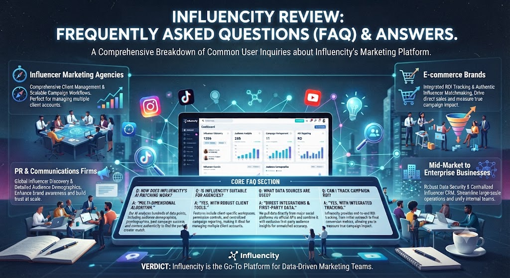Influencity Review Frequently Asked Questions
