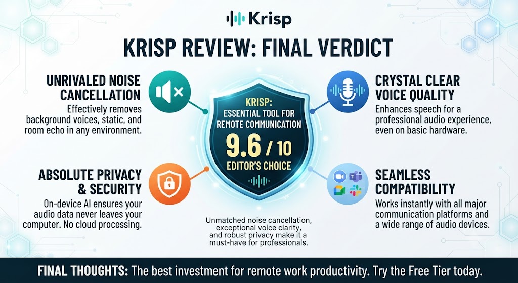 Krisp Review Conclusion