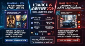 Leonardo AI vs Adobe Firefly 2026 Which AI Image Tool Wins