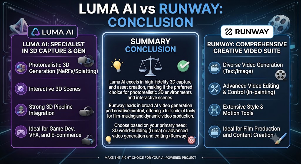 Luma AI vs Runway Conclusion