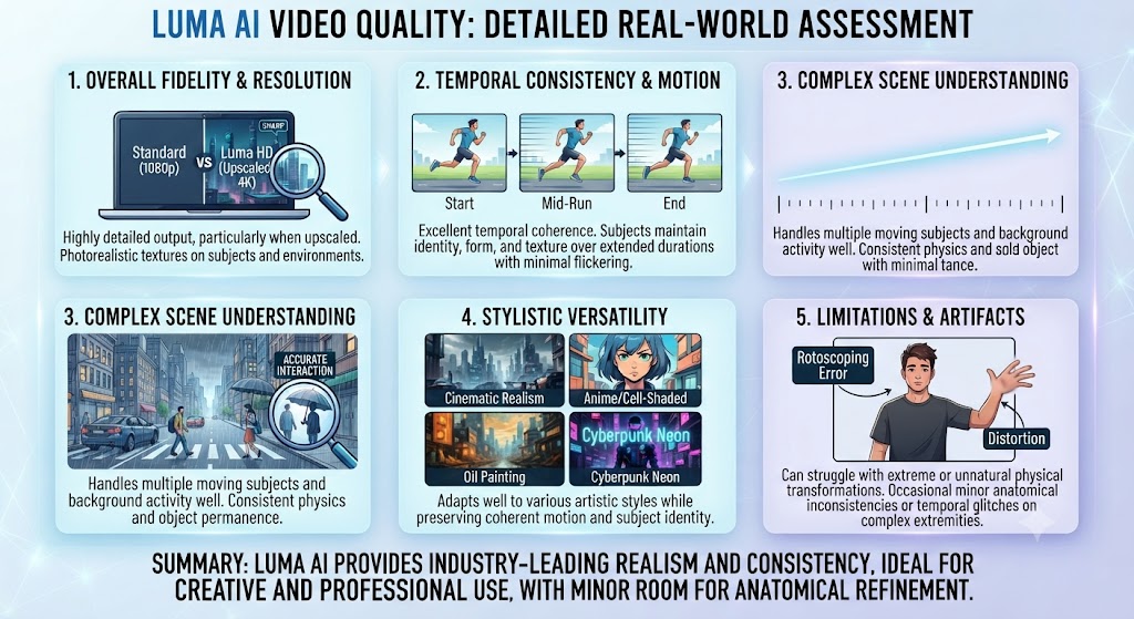Luma Ai Video Quality Detailed Real World Assessment