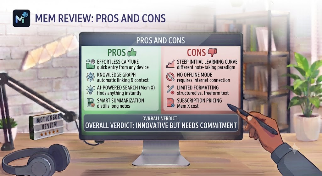 Mem Review Pros and Cons