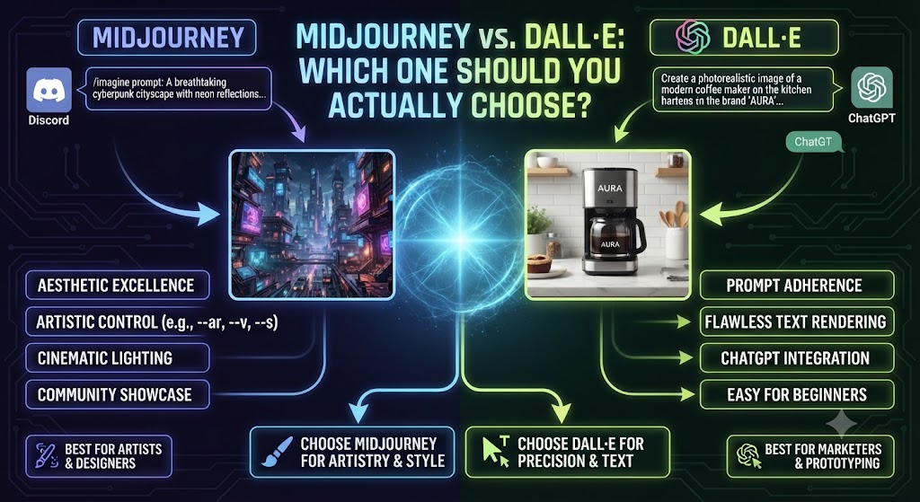 Midjourney vs DALL·E Which One Should You Actually Choose