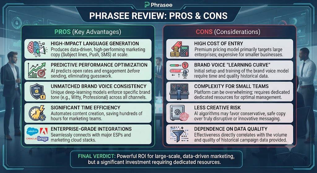 Phrasee Review Pros and Cons