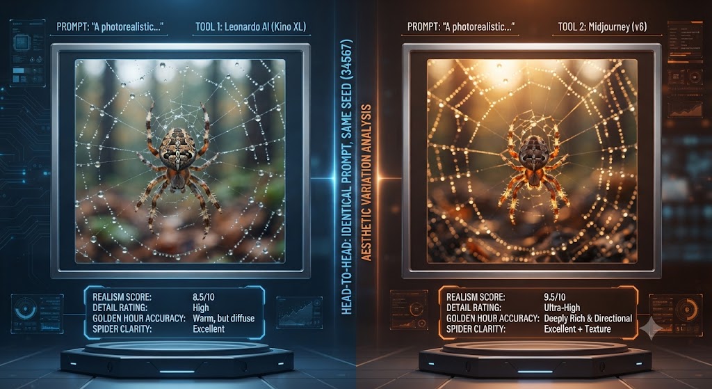 Real World Test Same Prompt, Two Tools Midjourney vs Leonardo AI