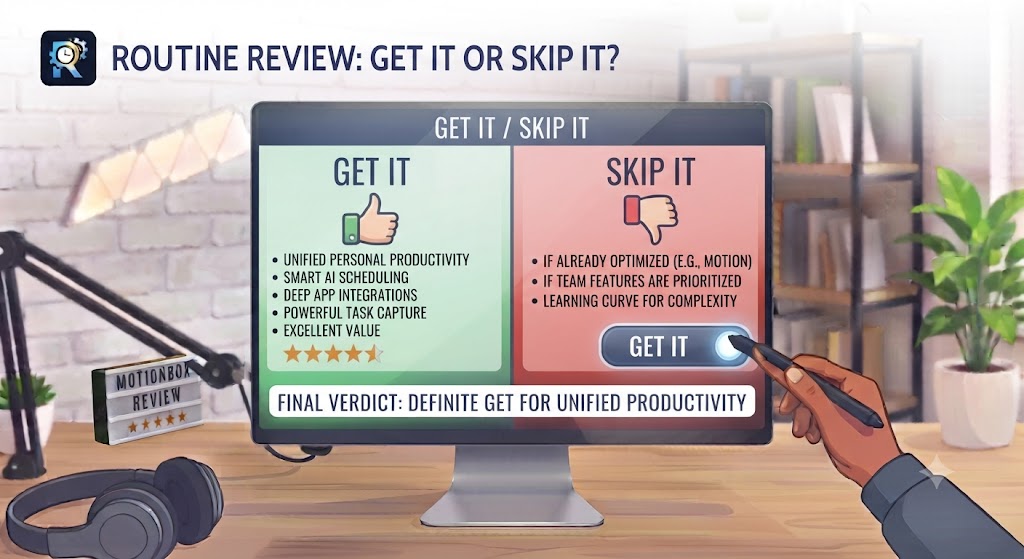 Routine Review Get It Skip It