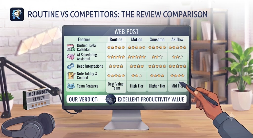 Routine vs Competitors The Routine Review Comparison