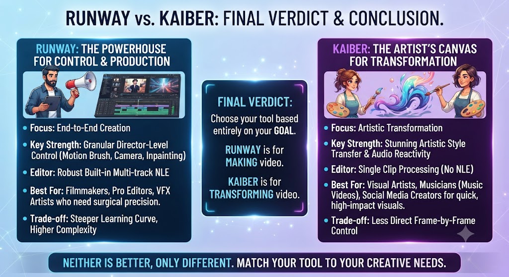 Runway vs Kaiber Conclusion