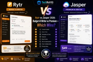 Rytr vs Jasper 2026 Budget AI Writer vs Premium — Which Wins