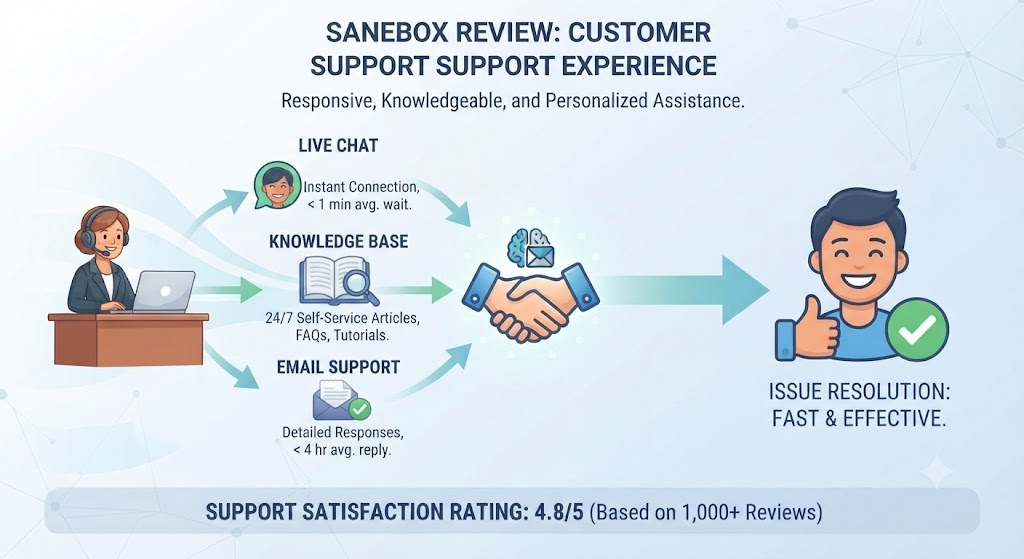 SaneBox Review Customer Support Experience