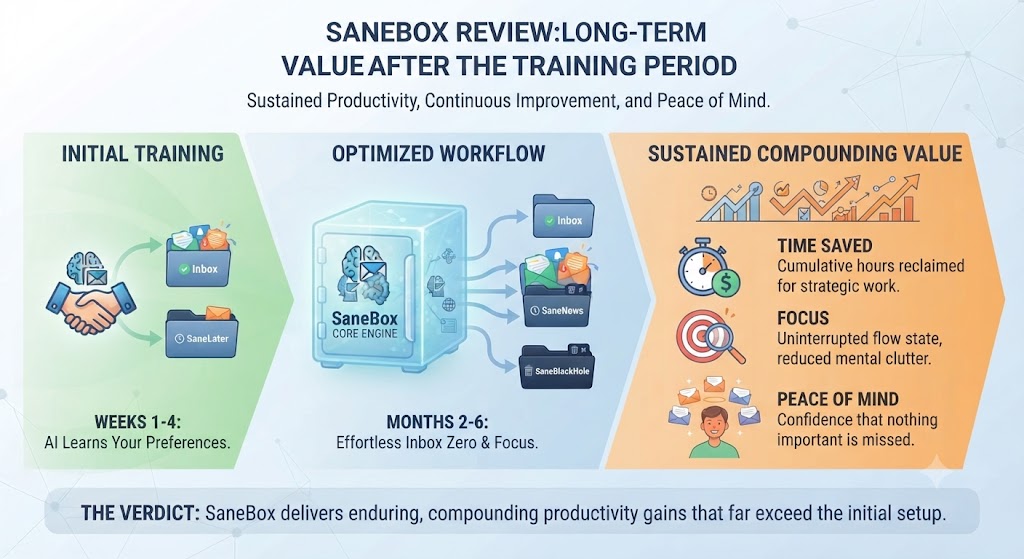 SaneBox Review Long Term Value After the Training Period