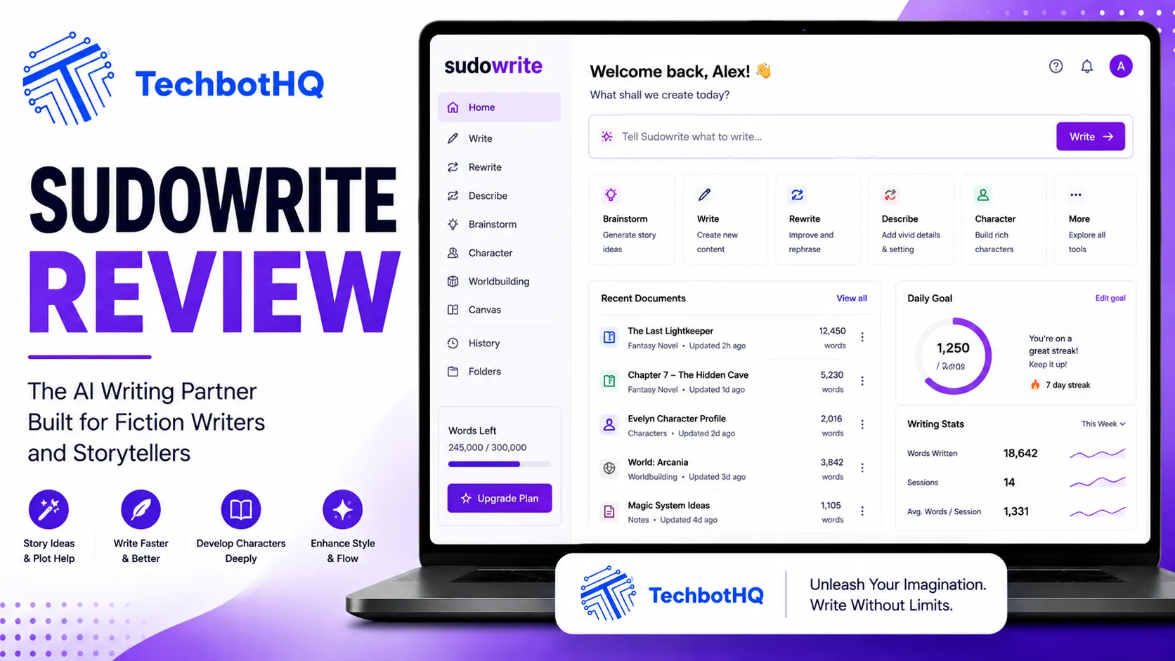 Sudowrite Review 2026 The Best AI Writing Tool for Fiction Writers