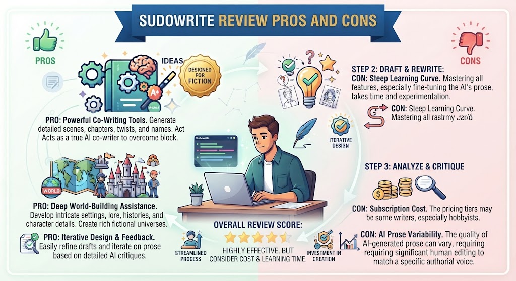 Sudowrite Review Pros and Cons