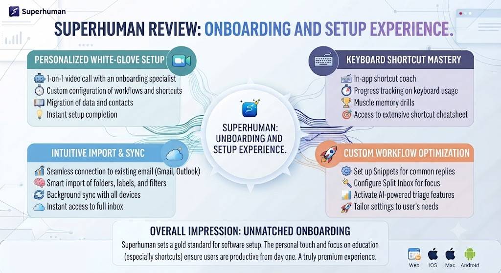 Superhuman Review Onboarding and Setup Experience