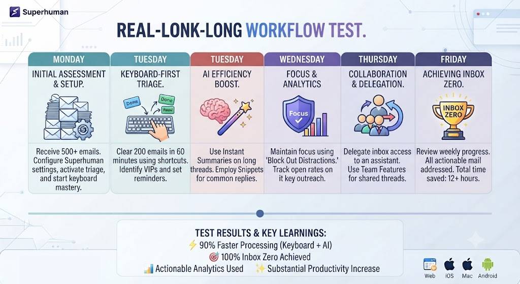Superhuman Review Real World Test A Week of High Volume Email